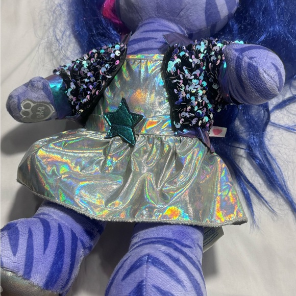 SINGING BUILD-A-BEAR HONEY GIRLS TEEGAN TIGER CAT PLUSH W/OUTFIT. SONG “LOUDER” - Picture 3 of 6